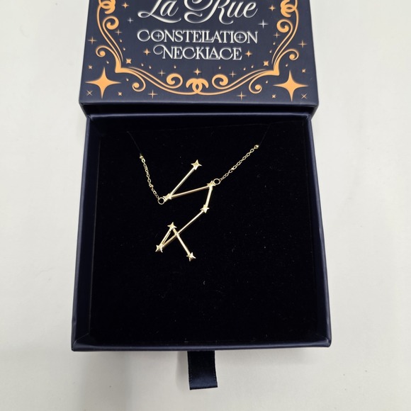Fantasy Flight Games Jewelry - FairyLoot Addie La Rue Constellation Necklace Bookish Fantasy Gift Gold Tone